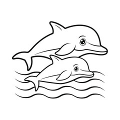 Obraz premium vector image of a shark