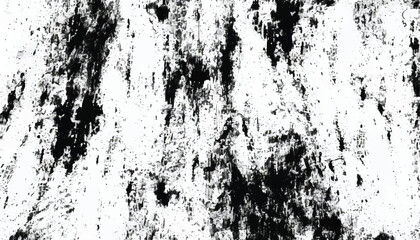 Fototapeta premium Grunge black and white seamless pattern. Monochrome abstract texture. Background of cracks, scuffs, chips, stains, ink spots, lines. Grunge pattern. 