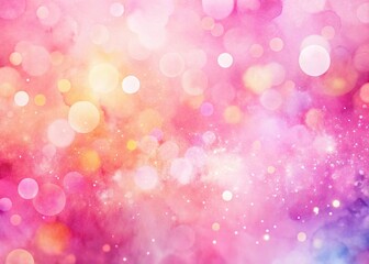 Fototapeta premium Abstract Pink Watercolor Background Texture: Pastel Watercolor Design for Digital Templates & Prints