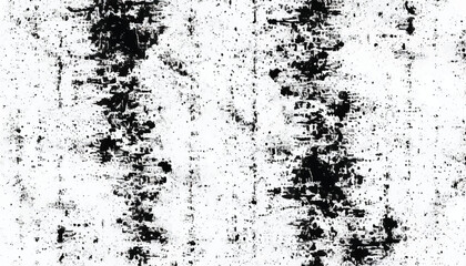 Grunge black and white seamless pattern. Monochrome abstract texture. Background of cracks, scuffs, chips, stains, ink spots, lines. Grunge pattern. 