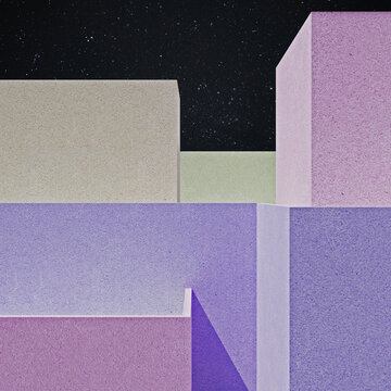 Pastel Scape Abstract Artwork