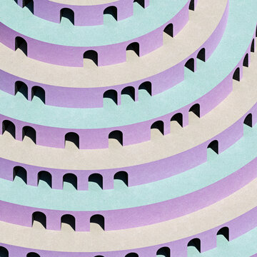 Pastel Scape Abstract Artwork