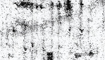 Grunge black and white seamless pattern. Monochrome abstract texture. Background of cracks, scuffs, chips, stains, ink spots, lines. Grunge pattern. 
