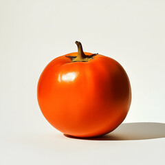 Single Orange Tomato Studio Shot