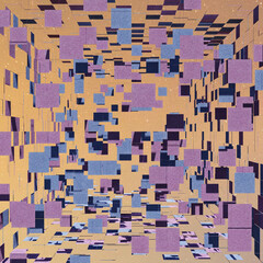 Pastel Scape Abstract Artwork