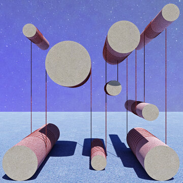 Pastel Scape Abstract Artwork