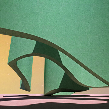 Pastel Scape Abstract Artwork