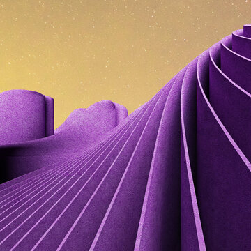 Pastel Scape Abstract Artwork