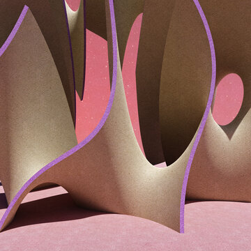 Pastel Scape Abstract Artwork