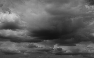 Grey storm clouds