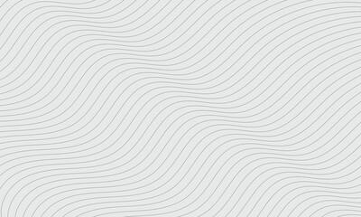 White abstract background with wavy gray lines pattern seamless