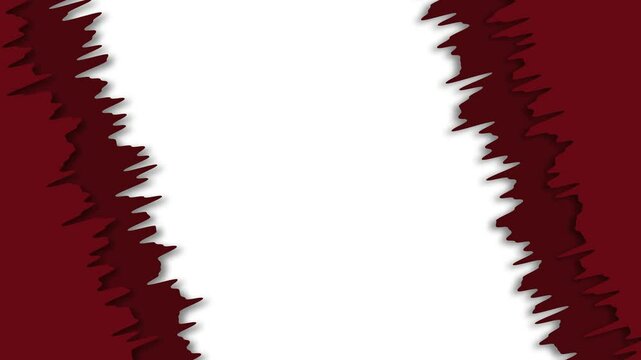Torn Paper Effect with Maroon Edges