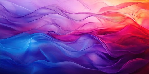 Fototapeta premium Abstract Colorful Fabric Waves Background