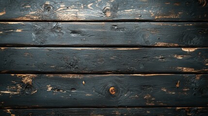 Fototapeta premium Rustic aged wooden planks with dark weathered texture