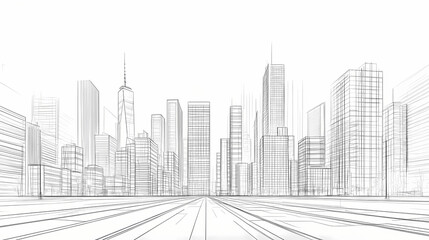 Website design wireframe examples of web and mobile wireframe sketches printable isolated with white highlights, png. Evolution - City. Illustration