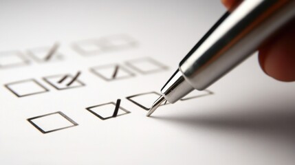 A housekeeping quality control checklist with a checklist and star rating system.