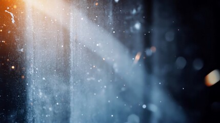 Abstract background with light leaks overlay. Dark background with dust, scratches