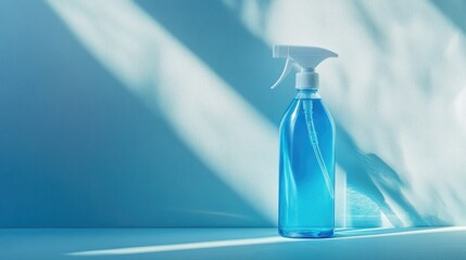 A well-lit air conditioning cleaner spray, showcased with dynamic lighting on a soft-colored background.