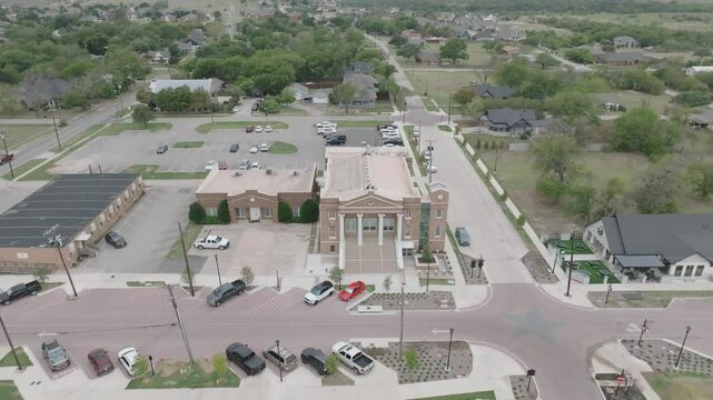 Aerial Shot of Celina Council Building