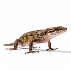 Naklejka premium A clear dicut image of a skink, showcasing its unique features against a clean white backdrop.