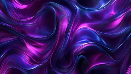 Fototapeta premium Abstract Purple and Blue Swirling Background