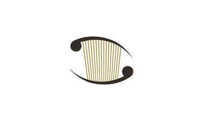 Harp Symbol Logo
