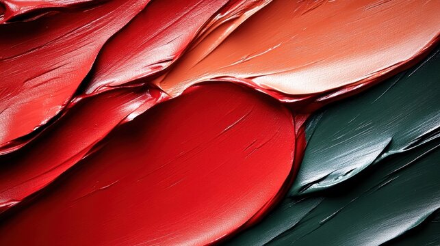 Makeup swatches, vibrant, blended, cosmetic textures