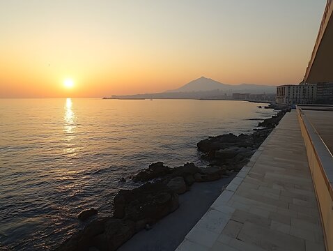 Coastal Sunrise, Mountain View