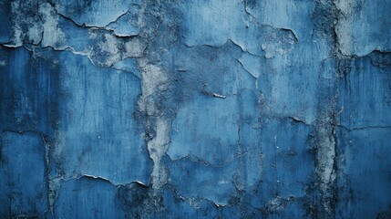 Weathered blue wall texture.