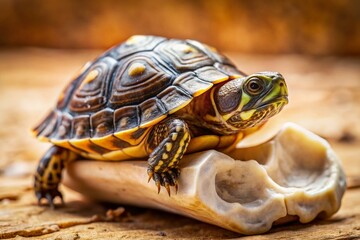 Obraz premium Dried Bone with Turtle - Intriguing Still Life Food Photography