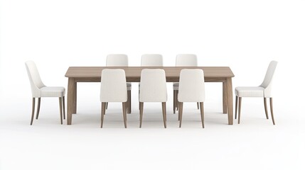 Obraz premium A comparison of different dining table sizes in various room settings.
