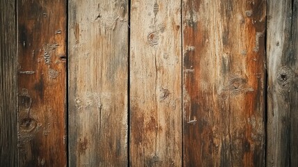 Naklejka premium Weathered Wooden Planks Background Texture