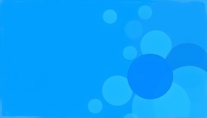 Abstract blue background, soft circular shapes, light bubbles, gradient blue tones, ethereal atmosphere, minimalist design