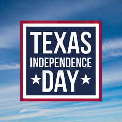 Fototapeta premium Texas Independence Day