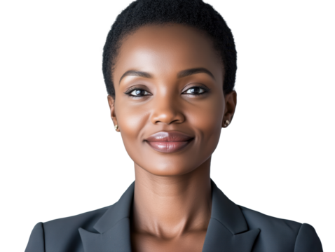 Aspiring African Businesswoman Exudes Confidence and Professionalism, Showcasing the Strength and Resilience of Women in Leadership Roles
