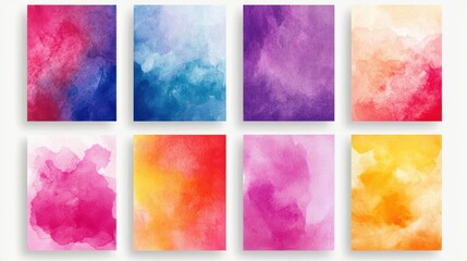 Vibrant Watercolor Textures