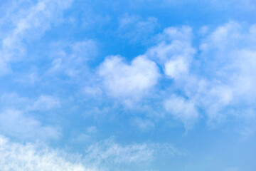 Heart-Shaped Cloud in a Bright Blue Sky on a Clear Day