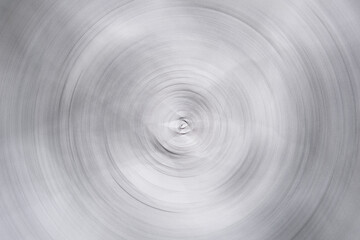 Distorted Abstract Circles in Monochrome Spiral Pattern