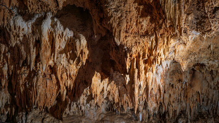 Millions of year old underground rock formations in the state of Virginia