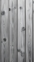 Fototapeta premium Grey Wood Planks Texture Background Monochrome Wooden Panel Surface