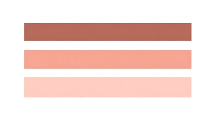 Fototapeta premium Trio of Earth Toned Color Swatches for Design and Creative Projects Featuring Warm Pastel Shades