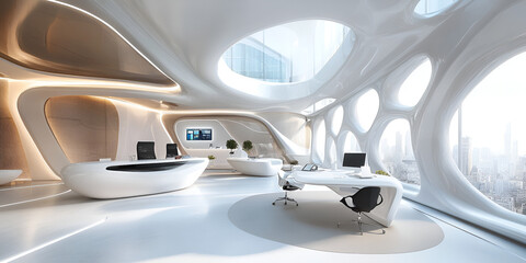Futuristic Offices Designed for Maximum Productivity