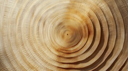 Naklejka premium Cross Section Of Tree Showing Growth Rings