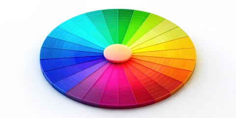 Obraz premium Colorful RGB color wheel with primary colors arranged in a circular pattern, rgb, artistic, rgb, artistic