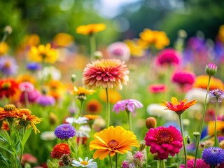 Lush Blooming Meadow Flowers: Eco-Friendly Garden Design & Landscaping