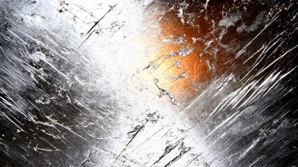 Abstract Silver and Gold Metallic Texture Background Scratched Metal Surface Grunge Design