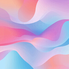 Soft pastel gradient mesh background with fluid transitions and organic shapes. A smooth, abstract liquid effect, perfect for elegant vector-based designs