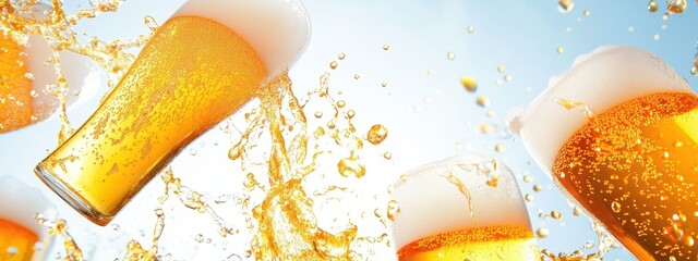 beer day party drink glass bottle bar pint flat mug fest. background beer day party happy toast birthday pub group icon festival concept design label young logo people game house october international