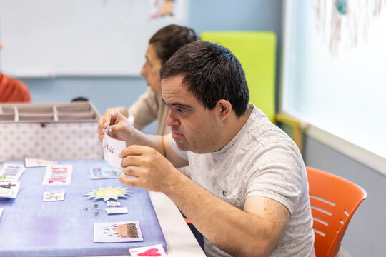 Activities at a Day Center for Individuals with Disabilities