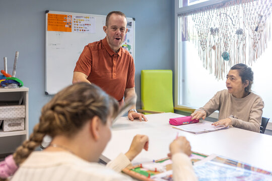 Day center activities for individuals with intellectual disabilities